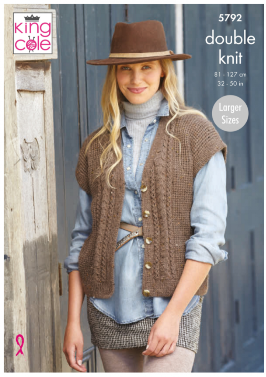 Ladies V Neck Cardigan \u0026 Waistcoat 