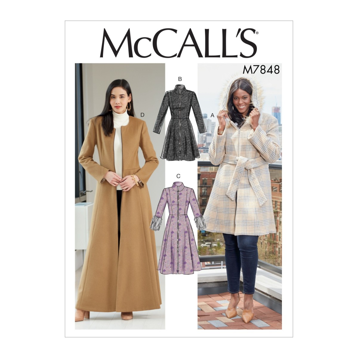 M7848 Misses'/Miss Petite and Women's 