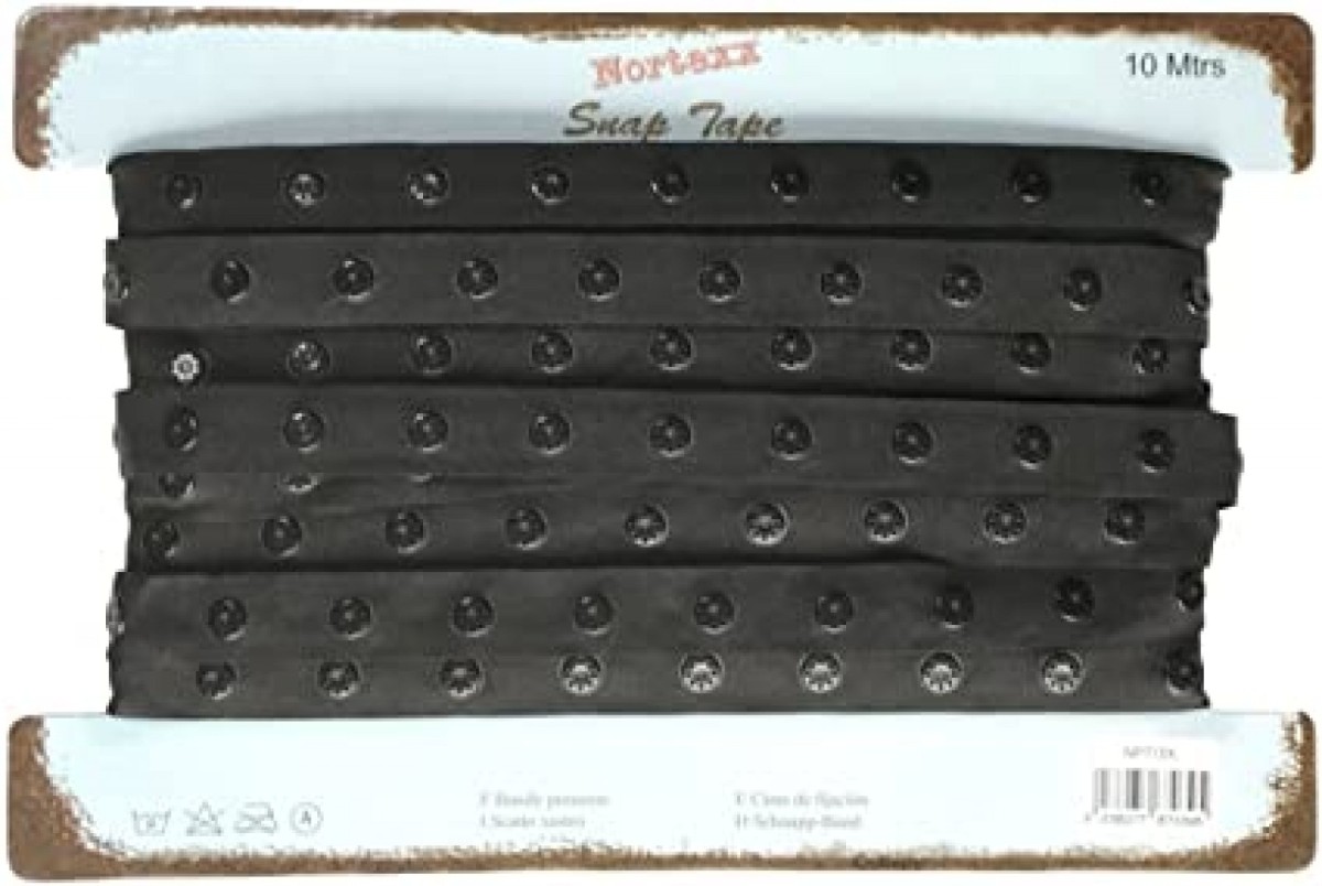 Snap Tape 1 inch apart Cloth of Gold & Haberdashery Ltd