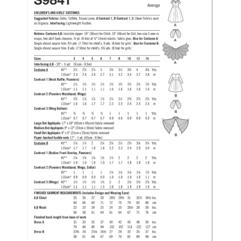 Simplicity Pattern 9813 Sewing for Dummies Costumes for Toddlers