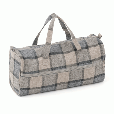 Craft Holdall Storage Pretty Grey Spot Design 15 x 42 x 17.5cm Knitting Bag 