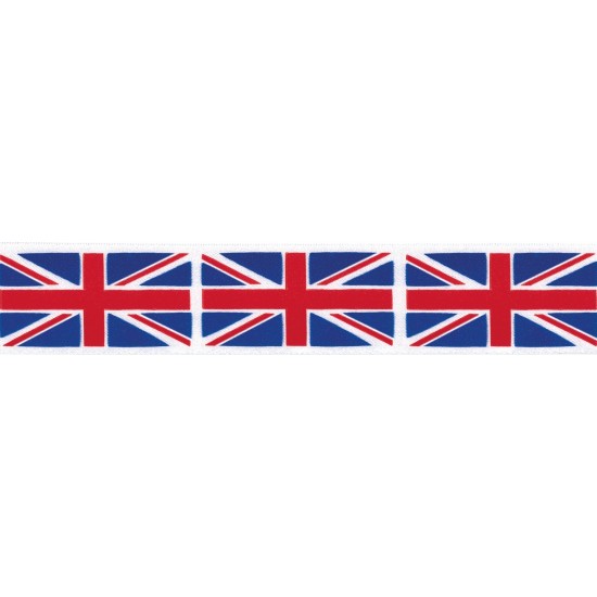 25mm Union Jack Ribbon