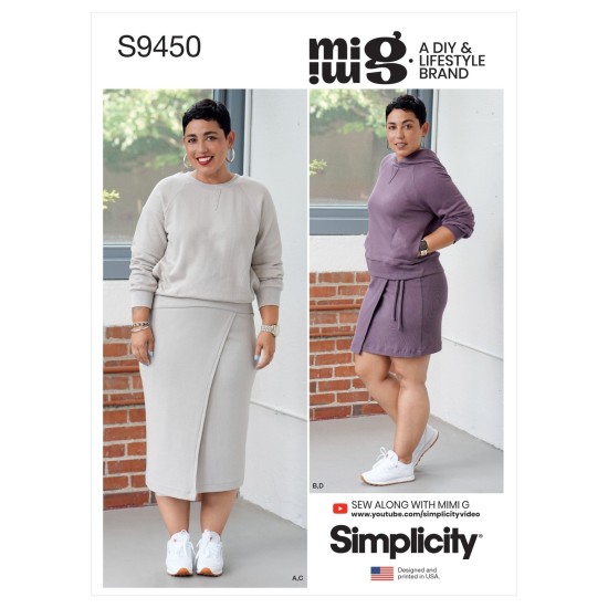 9450 Misses' Knit Tops and Skirts