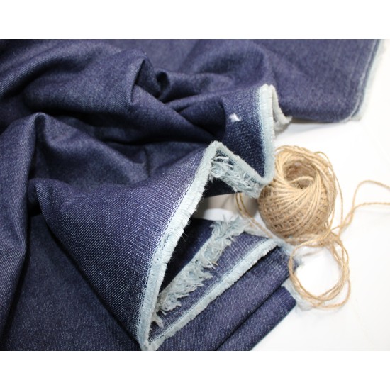 9oz Stretch Denim Blue 98% Cotton, 2% Spandex 150cm Wide