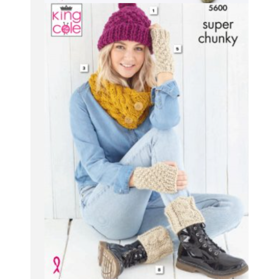 Accessories Knitted in Explorer Super Chunky & Timeless Super Chunky - 5600