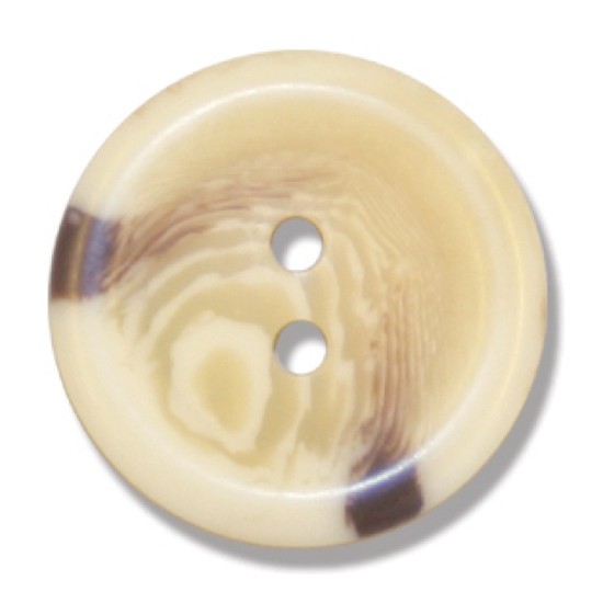  Aran 2-Hole Button, 23mm, Natural