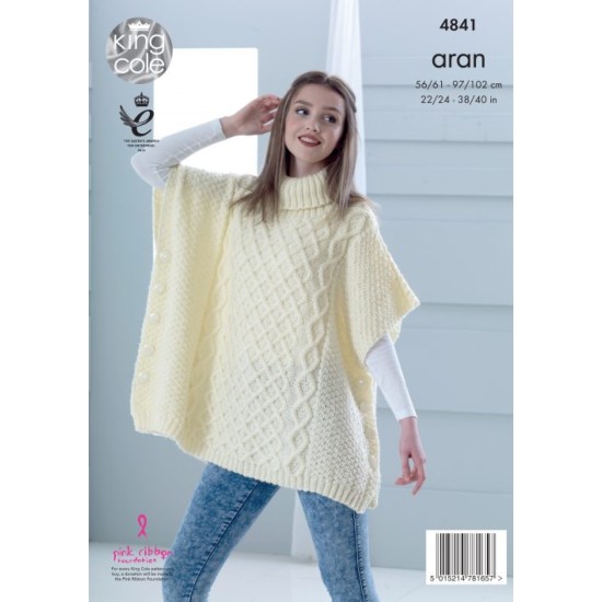Aran Tabard knitted with Fashion Aran - 4841