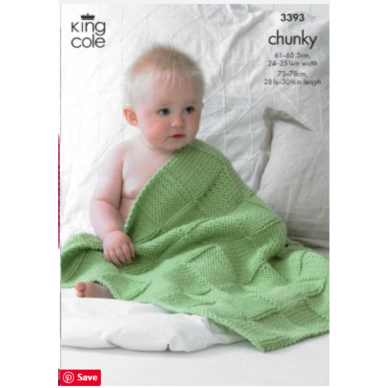 Babie’s Blankets Knitted in Comfort Chunky - 3393