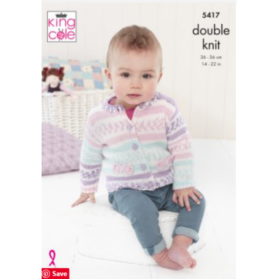 Babies Cardigans: Knitted in Cherished DK - 5417