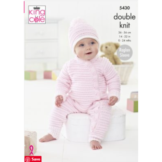 Baby Set Knitted in Cherished DK - 5430
