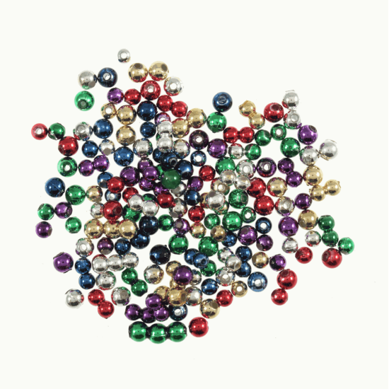 Beads Plastic Assorted 30g