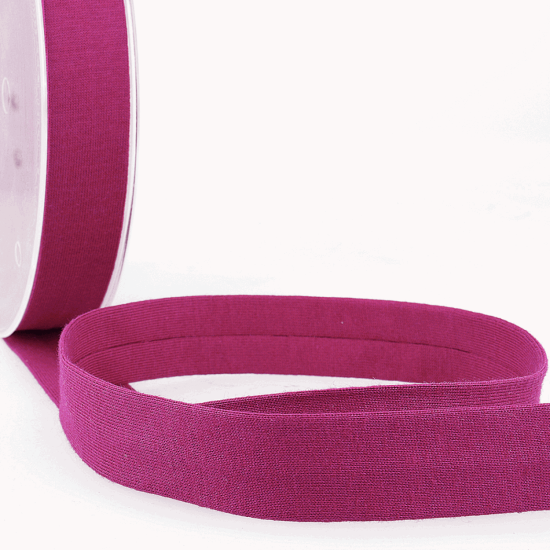 Bias Binding Cotton Jersey 20mm Magenta 