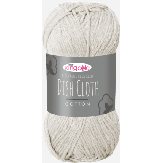 Big Value Recycled Dishcloth Cotton Double Knitting from King Cole