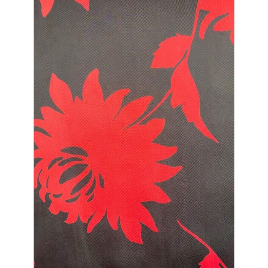 Black/Red abstract Flower