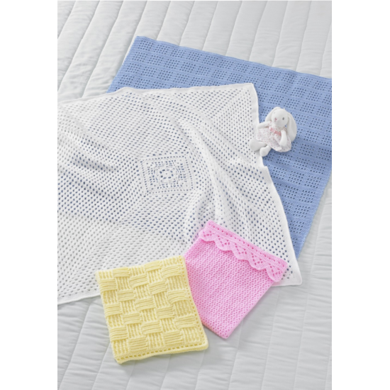 Blankets Crocheted in Comfort Baby DK - 5564