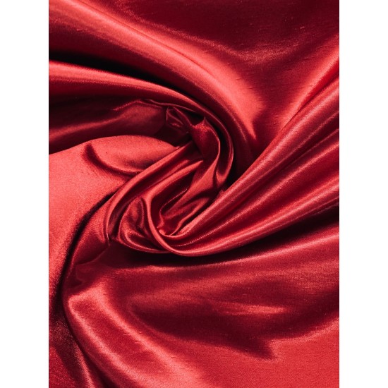 Burgundy 100% Polyester Satin 115cm Wide