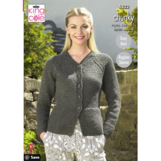 Cardigan & Sweater Knitted in Big Value Chunky - 5322
