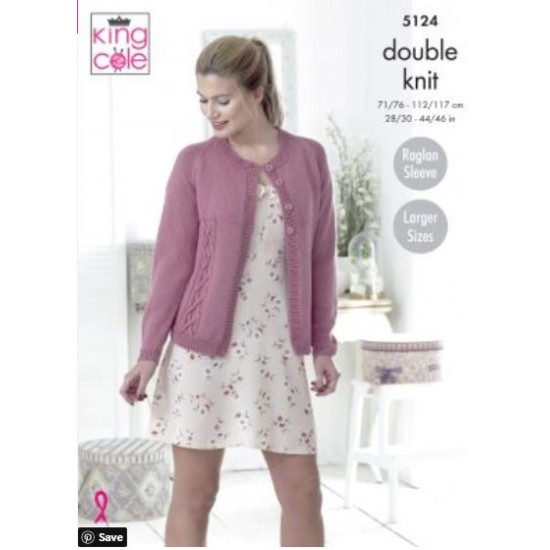 Cardigan & Sweater Knitted in Cottonsoft DK - 5124