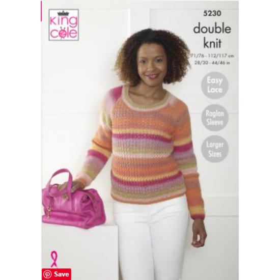 Cardigan & Sweater Knitted in Sprite DK - 5230