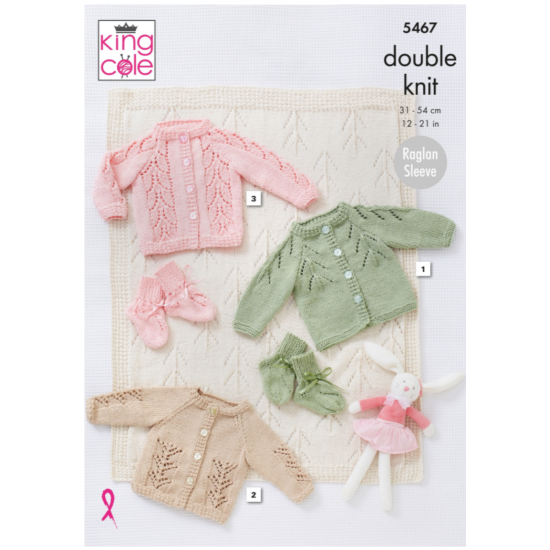 Cardigans, Blankets, Booties: Knitted in Cottonsoft DK - 5467