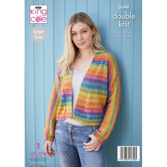 Cardigans Knitted in Bramble DK - 5649