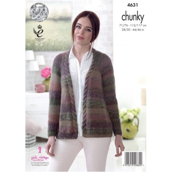 Cardigans Knitted in Cotswold Chunky - 5521
