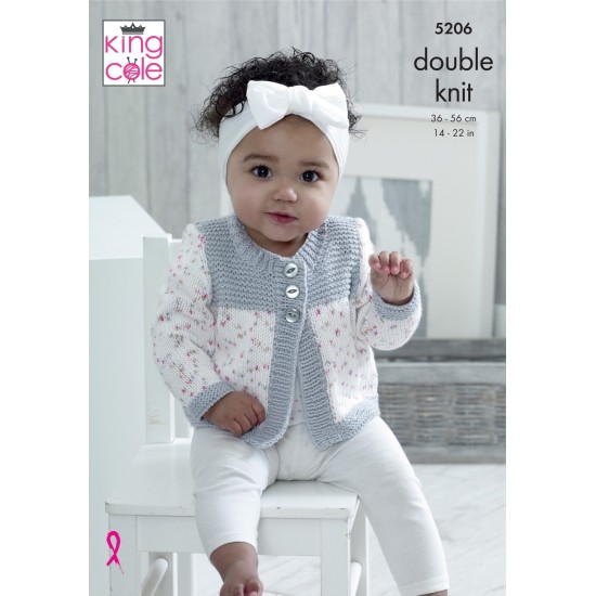 Cardigans Knitted in Cottonsoft Candy DK & Cottonsoft DK - 5206