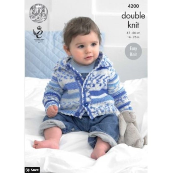 Cardigans Knitted with Cherish DK - 4200