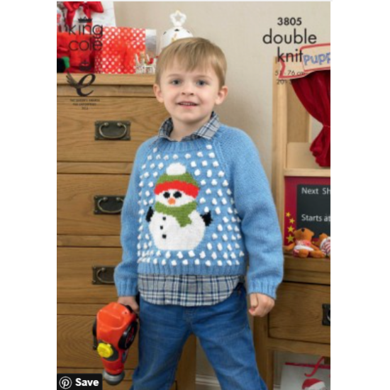 Christmas Sweaters Knitted with Pricewise DK - 3805