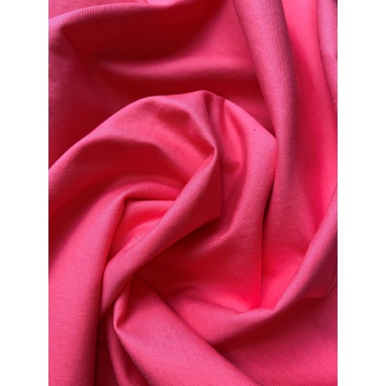 Coral, 100% Cotton, Plain 