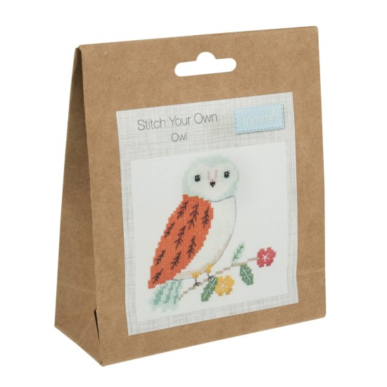 Counted Cross Stitch Kit Owl