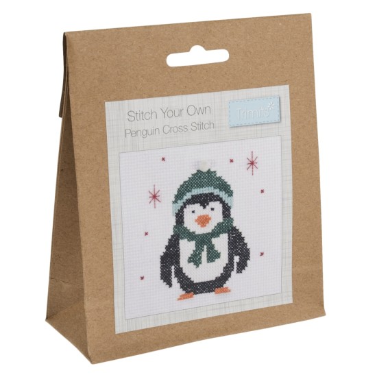 Counted Cross Stitch Kit Penguin