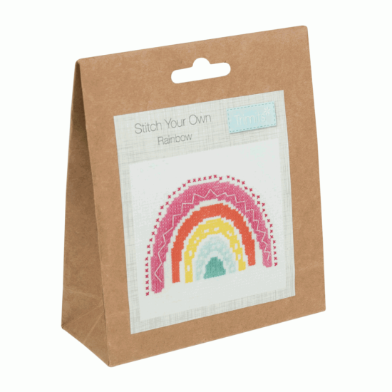 Counted Cross Stitch Kit Rainbow