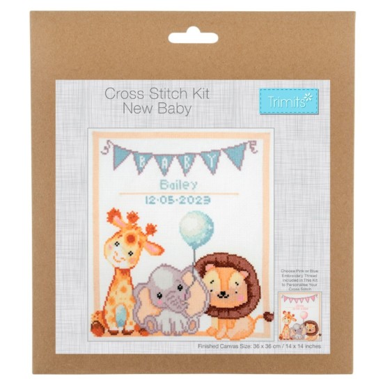 Counted Cross Stitch Large Kit - Baby