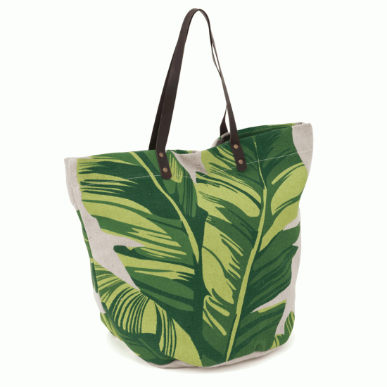 Craft Bag Bucket Tropical Monstrea Leaf
