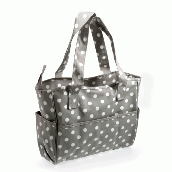 Craft Bag Matt PVC Grey Spot