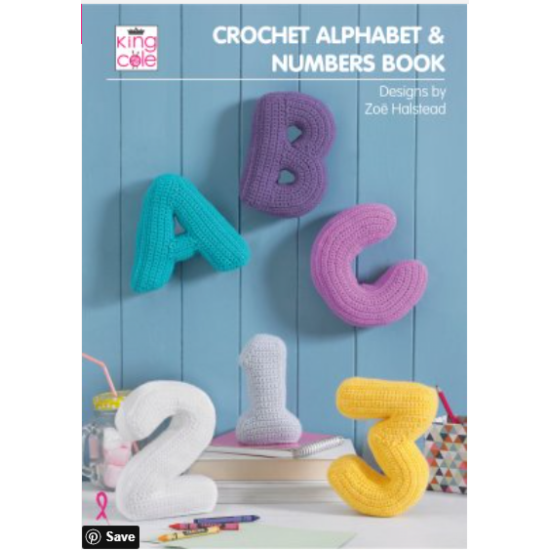 Crochet Alphabet & Numbers Pattern Book