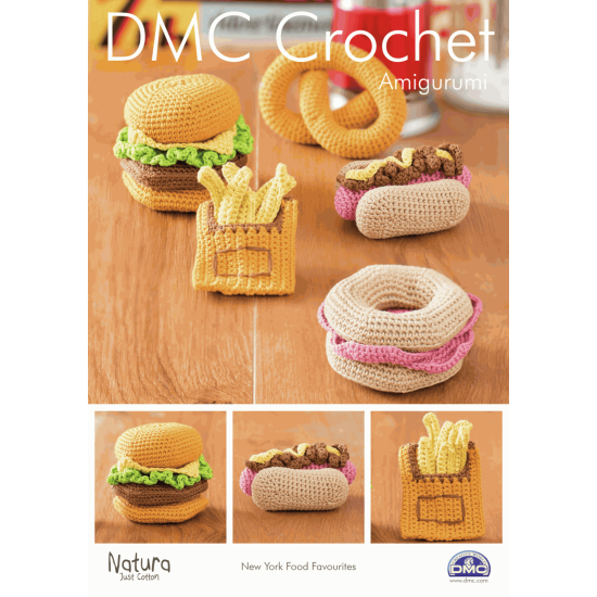 DMC Crochet Pattern New York Food Favourites