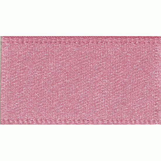 Double Faced Satin Ribbon, 25mm, Pink Mauve