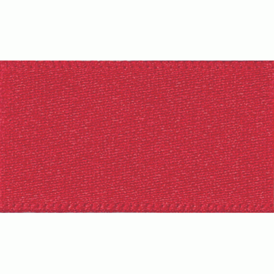 Double Faced Satin Ribbon 10mm, Red