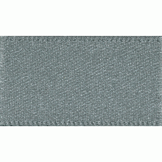 Double Faced Satin Ribbon 10mm, Smoked Grey