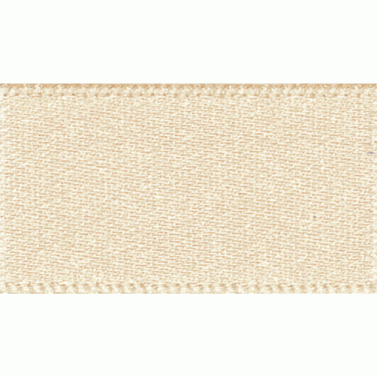 Double Faced Satin Ribbon 35mm, Cream