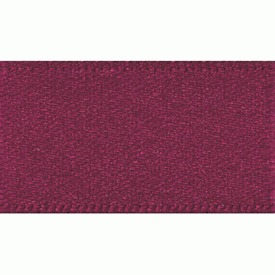 Double Faced Satin Ribbon 7mm, Burgundy