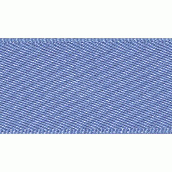 Double Faced Satin Ribbon 7mm, Lupin Blue