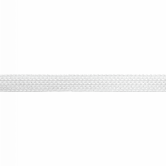 Elastic, Braided 6mm, White