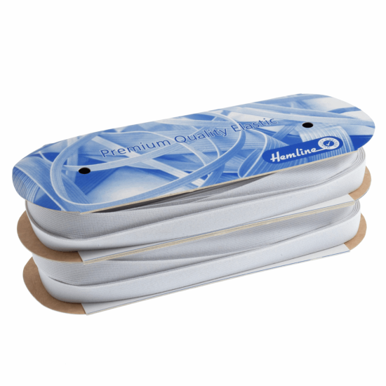 Elastic, Polyester 20mm White