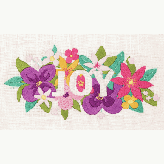 Embroidery Kit - Joy