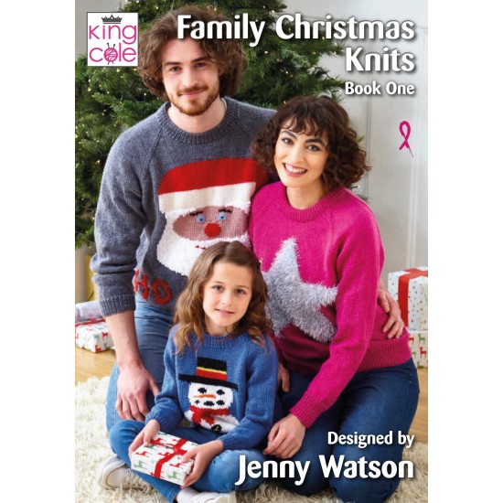 Family Christmas Knits of Knitting Patterns by King Cole