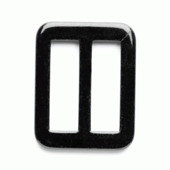 Fastening Slide Buckle 25mm Black Pack of 1