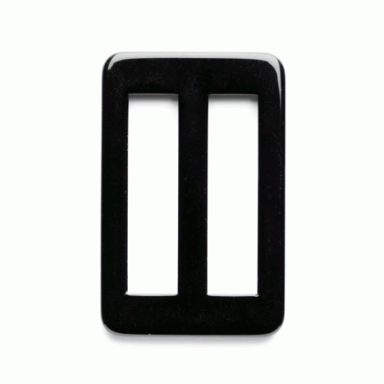Fastening Slide Buckle 40mm Black Pack of 1
